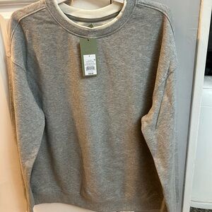 Gray Crewneck Men's Sweater